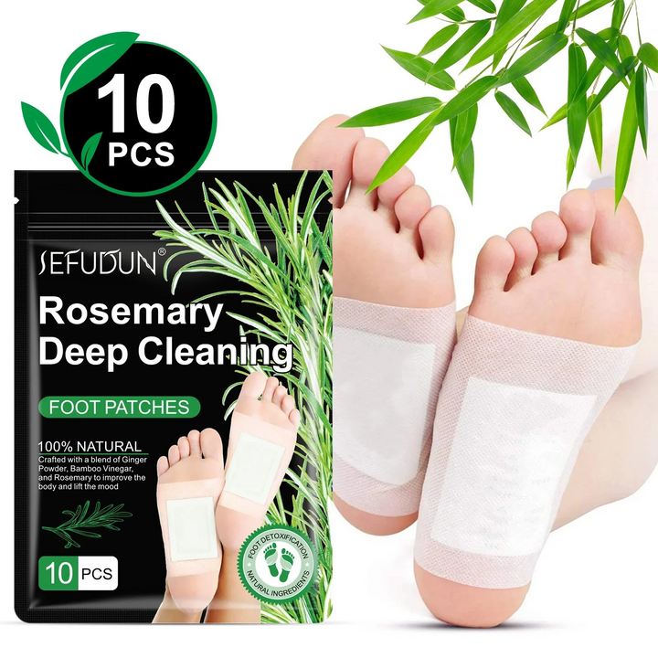 Patches Natural Wormwood Foot Pads Reliefing Stress Deep Cleaning 10pc